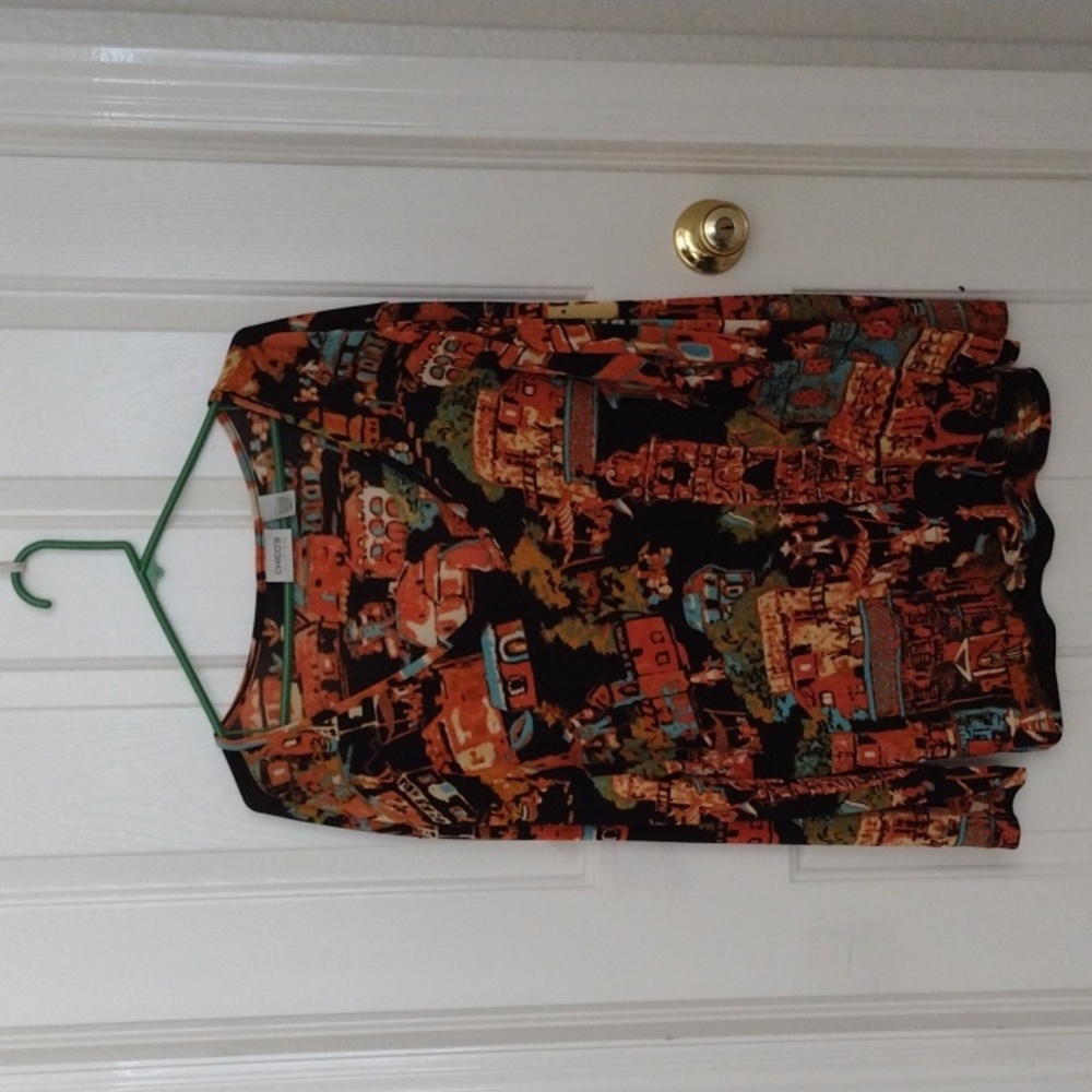 Women's v neck top Sz 1x Chicos travelers